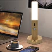 Smart Home Wooden Night Lamp